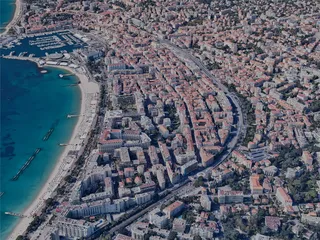 Cannes City, France (2024) 3D Model preview