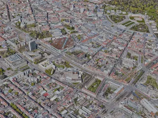 Karlsruhe City, Germany (2022) 3D Model preview