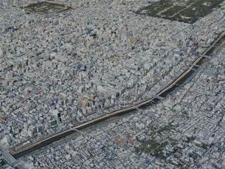 Kyoto City, Japan (2024) 3D Model preview