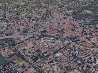 Monza City, Italy (2023) 3D Model preview