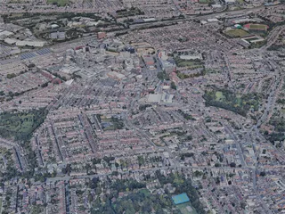 Swindon City, UK (2023) 3D Model preview