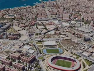 Almeria City, Spain (2023) 3D Model preview