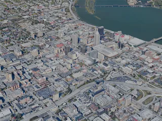 Louisville City, USA (2024) 3D Model preview