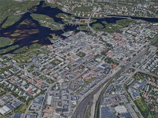 Oulu City, Finland (2024) 3D Model preview