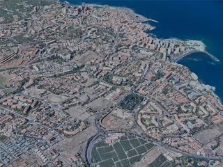 Puerto de la Cruz City, Spain (2024) 3D Model preview