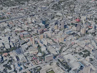 San Antonio City, USA (2024) 3D Model preview