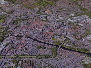 York City, UK (2022) 3D Model preview