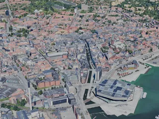 Aarhus City, Denmark (2023) 3D Model preview