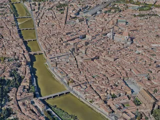 Florence City, Italy (2023) 3D Model preview