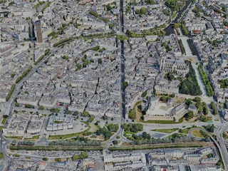 Nantes City, France (2023) 3D Model preview