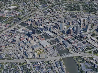 Rochester City, USA (2023) 3D Model preview
