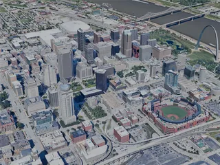 St. Louis City, MO, USA (2023) 3D Model preview