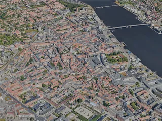 Aalborg City, Denmark (2023) 3D Model preview