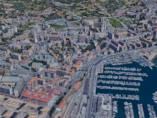 Ajaccio City, France (2023) 3D Model preview