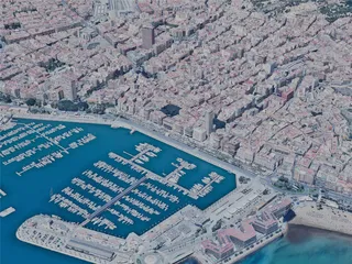 Alicante City, Spain (2023) 3D Model preview