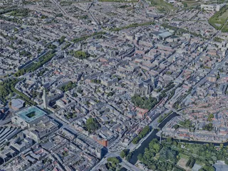 Amiens City, France (2022) 3D Model preview