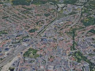 Odense City, Denmark (2023) 3D Model preview