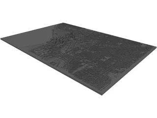 Seattle City 3D Model preview