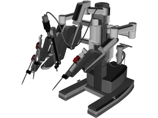 Surgical Robot 3D Model preview