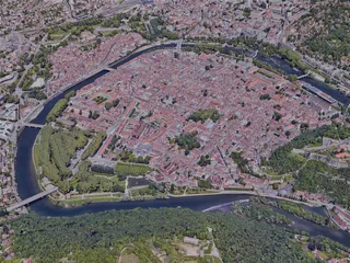 Besancon City, France (2022) 3D Model preview