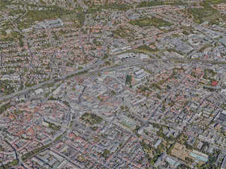 Bielefeld City, Germany (2023) 3D Model preview