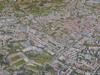 Braga City, Portugal (2022) 3D Model preview