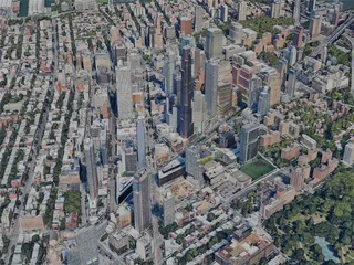 New York City, Brooklyn, USA (2022) 3D Model preview