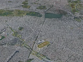 New York City, Queens, USA (2022) 3D Model preview