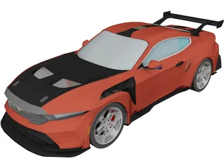 Ford Mustang (2025) 3D Model preview