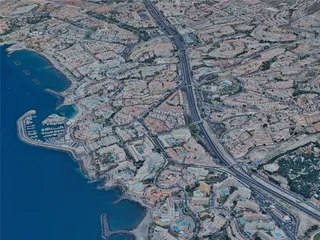 Adeje City, Spain (2023) 3D Model preview