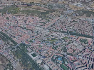 Burgos City, Spain (2022) 3D Model preview