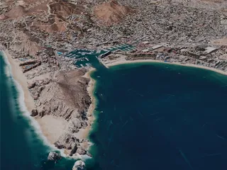 Cabo San Lucas City, Mexico (2023) 3D Model preview