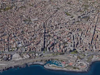 Catania City, Italy (2023) 3D Model preview