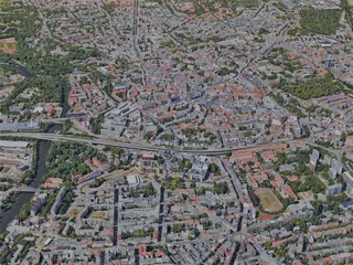 Halle (Saale) City, Germany (2022) 3D Model preview