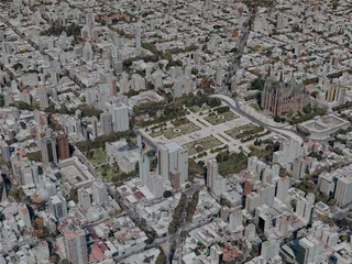 La Plata City, Argentina (2022) 3D Model preview