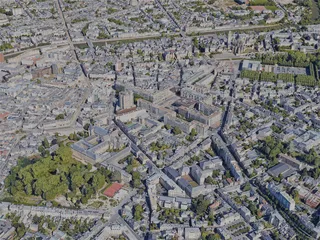 Le Mans City, France (2022) 3D Model preview