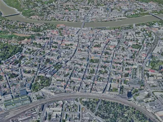 Linz City, Austria (2023) 3D Model preview
