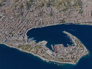 Messina City, Italy (2023) 3D Model preview