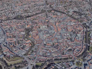 Munster City, Germany (2022) 3D Model preview