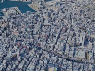 Nagasaki City, Japan (2023) 3D Model preview