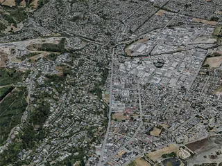 Nelson City, New Zealand (2022) 3D Model preview