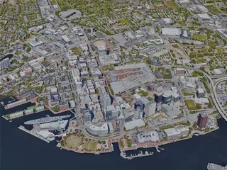 Norfolk City, VA, USA (2023) 3D Model preview