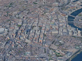 Belfast City, UK (2024) 3D Model preview