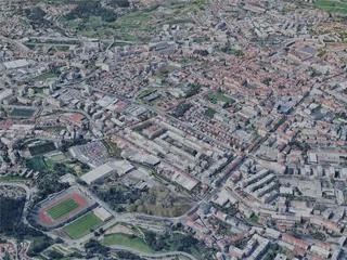 Braga City, Portugal (2024) 3D Model preview