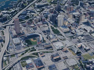 Buffalo City, NY, USA (2024) 3D Model preview