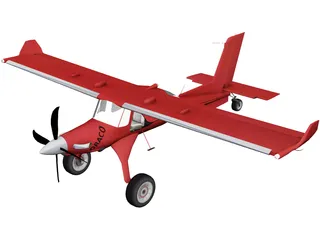 PZL-104 Wilga 3D Model preview