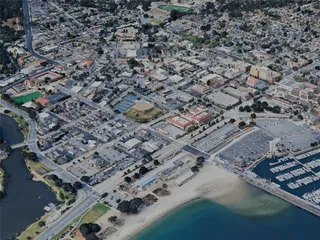 Monterey City, CA, USA (2024) 3D Model preview