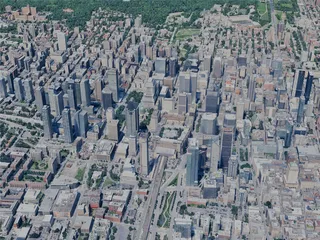 Montreal City, QC, Canada (2024) 3D Model preview