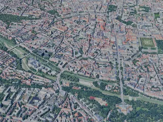 Munich City, Germany (2024) 3D Model preview