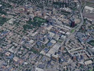 New Haven City, CT, USA (2024) 3D Model preview